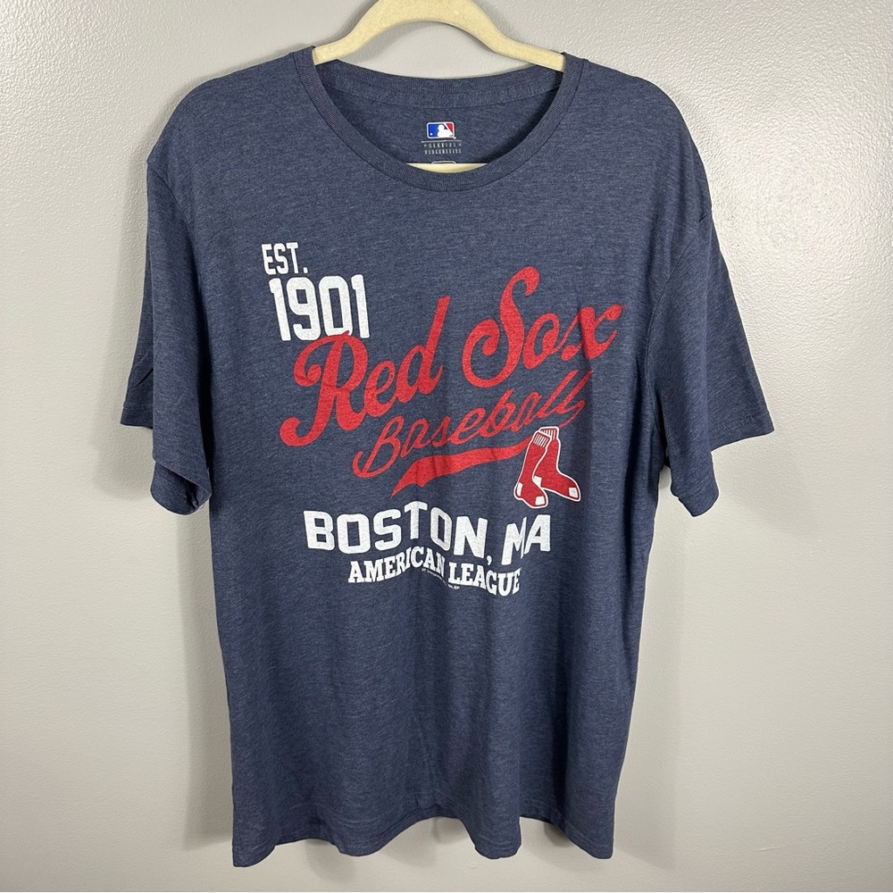 Boston Red Sox Blue Short Sleeve Graphic 2013 T-Shirt Men’s Size XL